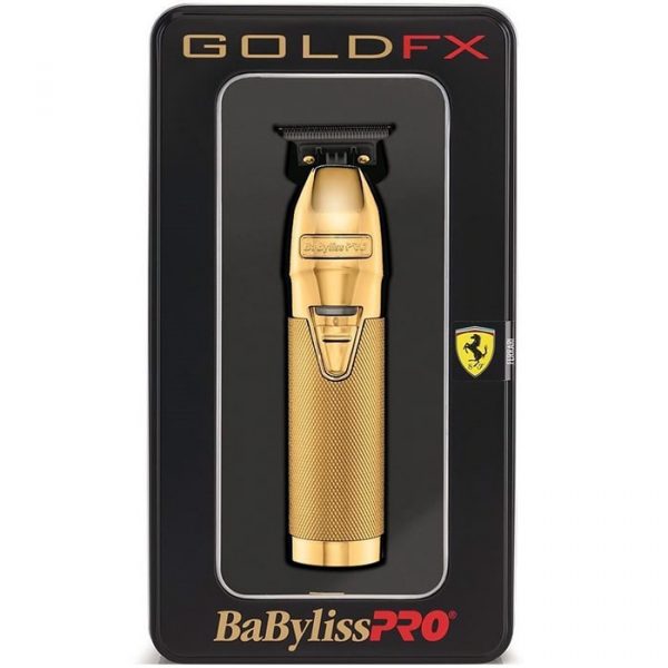 BABYLISS PRO GOLDFX METAL LITHIUM OUTLINING TRIMMER #FX787G (DUAL VOLTAGE)