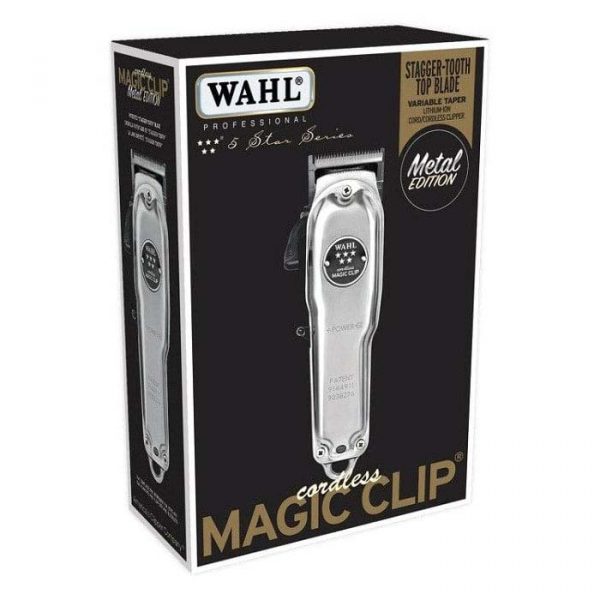 Wahl Metal Edition Cordless Magic Clip Clipper #8509 (Dual Voltage)