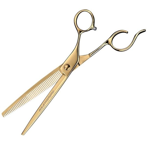 BaByliss Barberology Gold Thinning Shears 7 Inch #FXGBT7 - Image 2