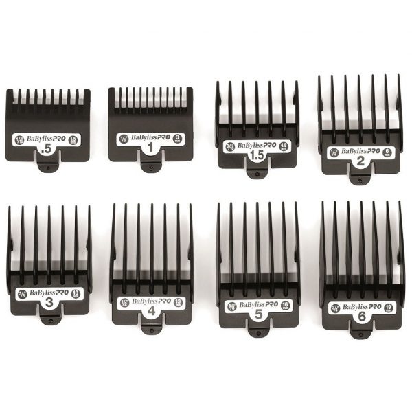 BaByliss Pro By Forfex Attachment 8 Pcs Comb Set Fits All 880 Models, FX870G, FX870RG, FX650, FX673 #FXCS880-320 - Image 2