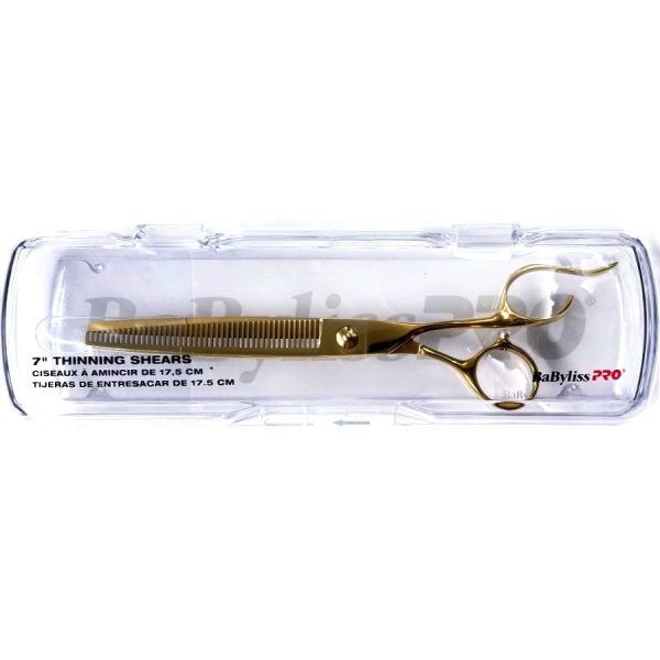 BaByliss Barberology Gold Thinning Shears 7 Inch #FXGBT7 - Image 3