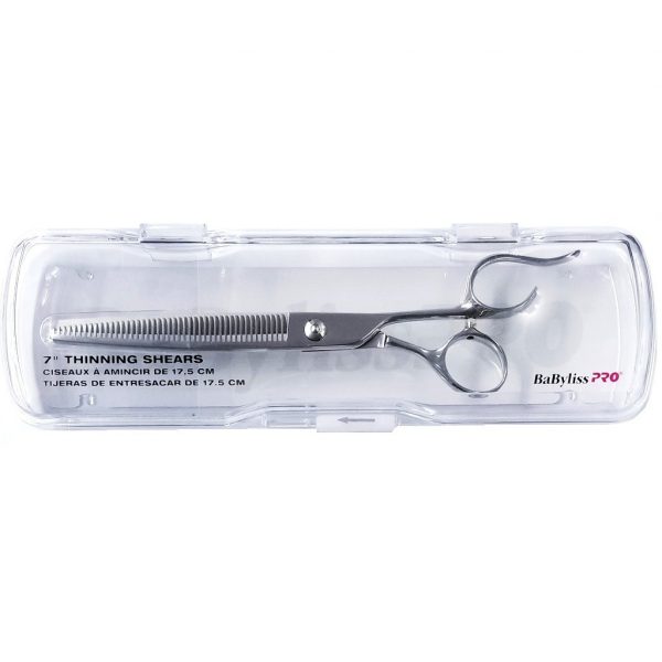 BaByliss Barberology Silver Thinning Shears 7 Inch #FXSBT7 - Image 2