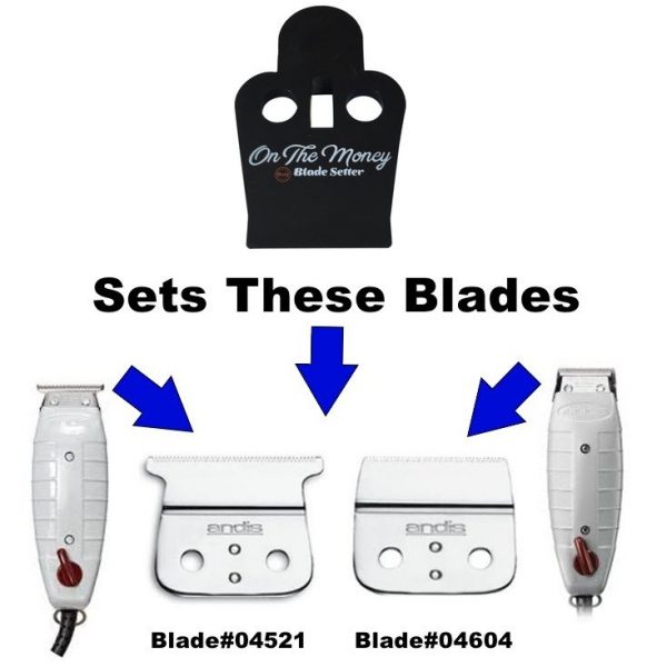 On The Money 10 Sec Blade Setter Black - Andis T-Outliner & Outliner II Blades - Image 2