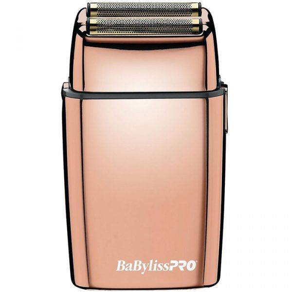 BABYLISS PRO FOILFX02 CORDLESS METAL DOUBLE FOIL ROSE GOLD SHAVER #FXFS2RG (DUAL VOLTAGE) - Image 2