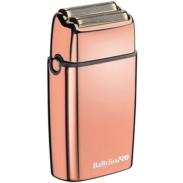 BABYLISS PRO FOILFX02 CORDLESS METAL DOUBLE FOIL ROSE GOLD SHAVER #FXFS2RG (DUAL VOLTAGE) - Image 4