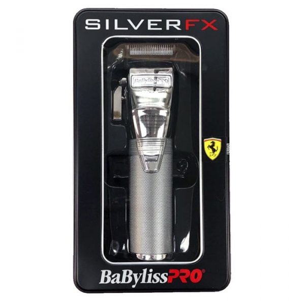 BABYLISS PRO SILVERFX METAL LITHIUM CLIPPER #FX870S (DUAL VOLTAGE)