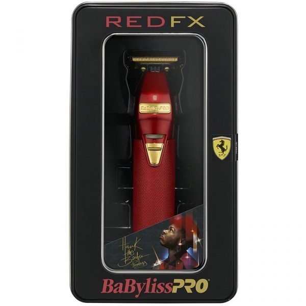 BABYLISS PRO REDFX METAL LITHIUM OUTLINING TRIMMER#FX787R (DUAL VOLTAGE)