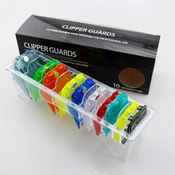 10pcs/set Multi Color Transparent Magnetic Guards For WAHL #10CMTM