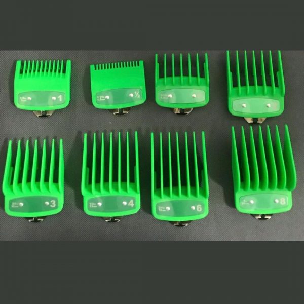 8Pcs Green Professional Hair Clipper Cutting Guides Combs Fits for Wahl Clippers #8gcgcff