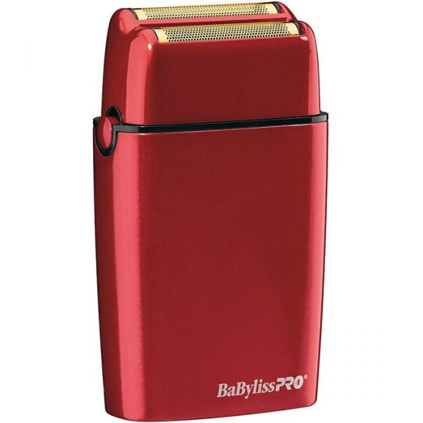 BaByliss Pro FOILFX02 Cordless Metal Double Foil Shaver - Red #FXFS2R (Dual Voltage) - Image 3