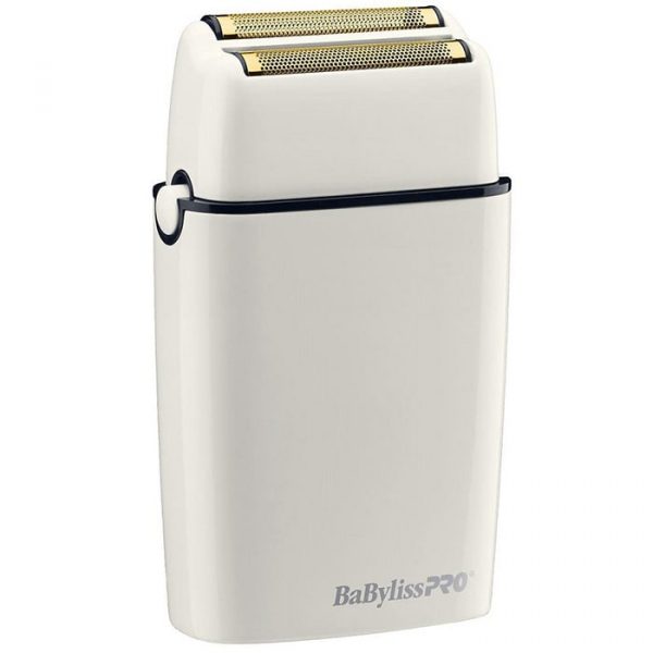 BaByliss Pro FOILFX02 Cordless Metal Double Foil Shaver - White #FXFS2W (Dual Voltage) - Image 6