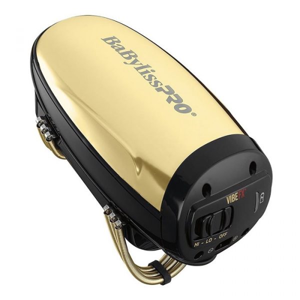 BaByliss Pro VIBEFX Cord / Cordless Massager - Gold #FXSSMG (Dual Voltage) - Image 2