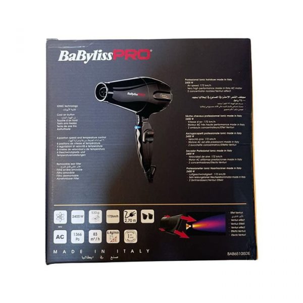 Babyliss Pro Caruso Professional Hair Dryer #BAB6510IE - Image 3